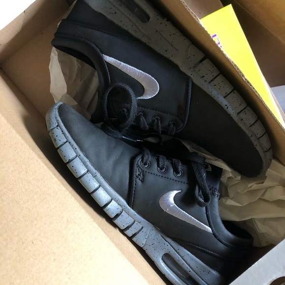 nike sb stefan janoski max l black